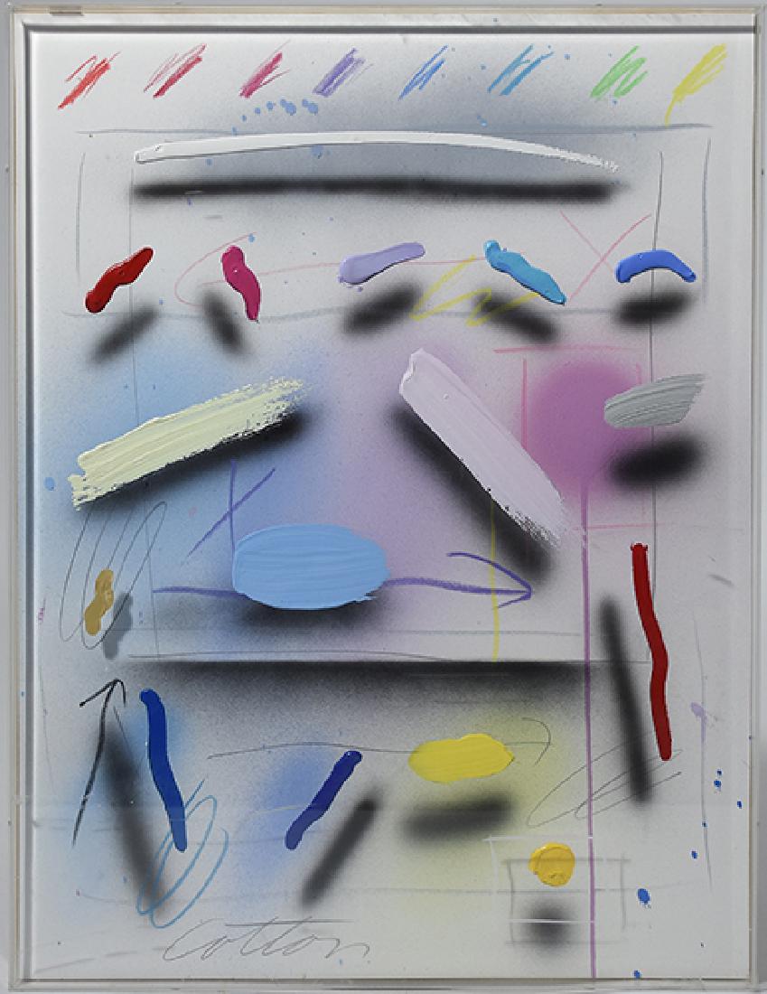 Cotton (William Cotton, N.Y.C., b. 1965)Signed Abstract (1 of 5)