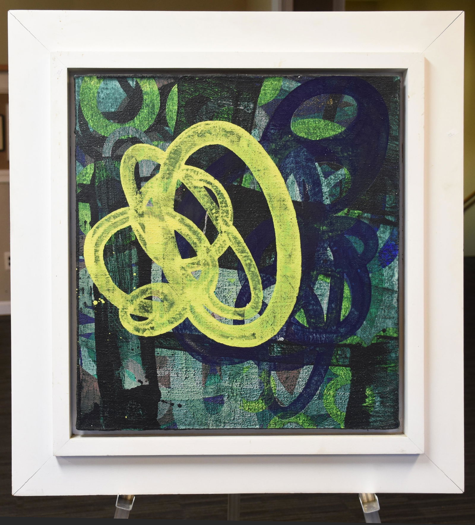 Pier Luigi Consagra mixed media on canvas, "Untitled" (1 of 4)