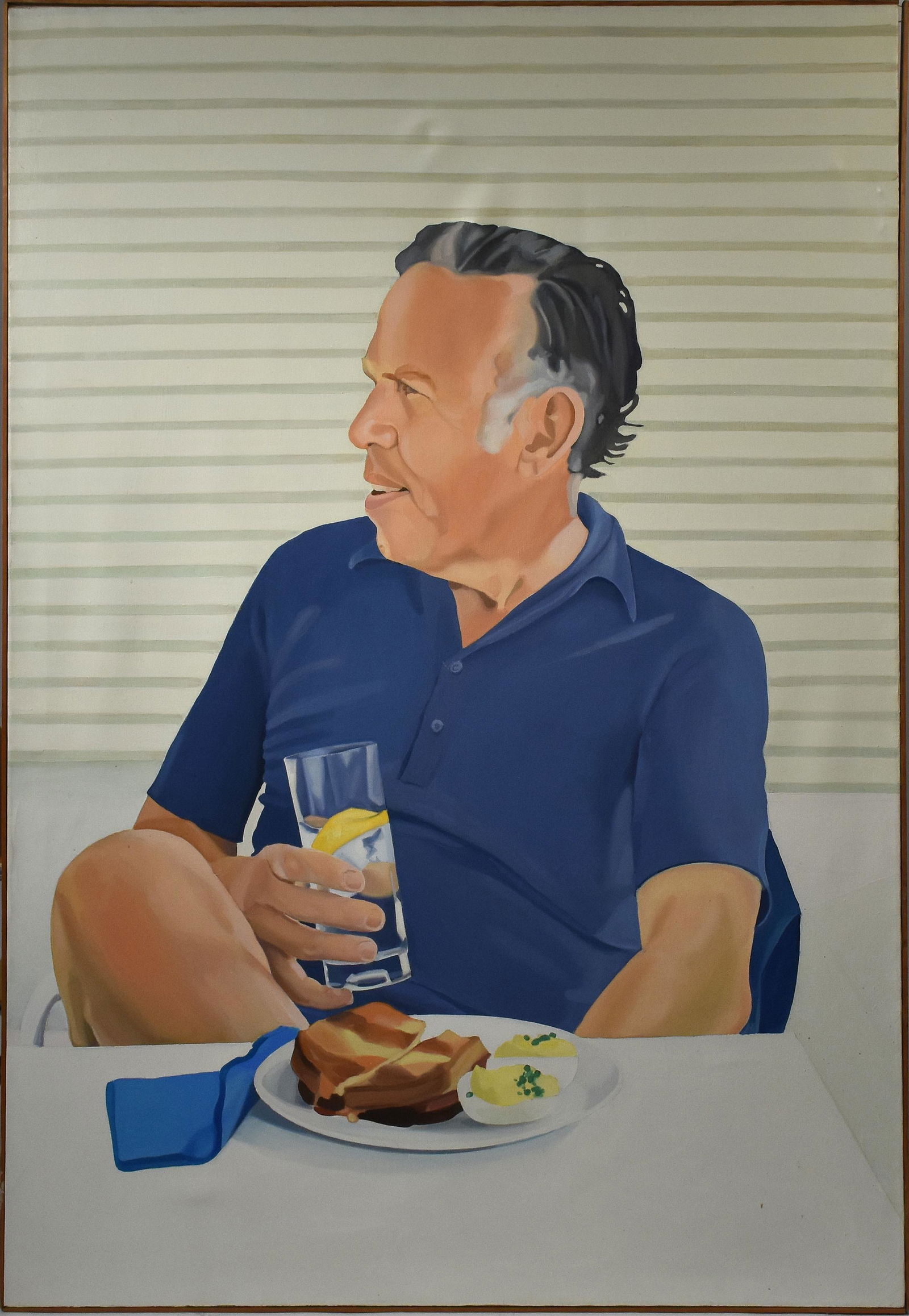 Portrait of Robert Raley signed PL Consagra (1 of 5)