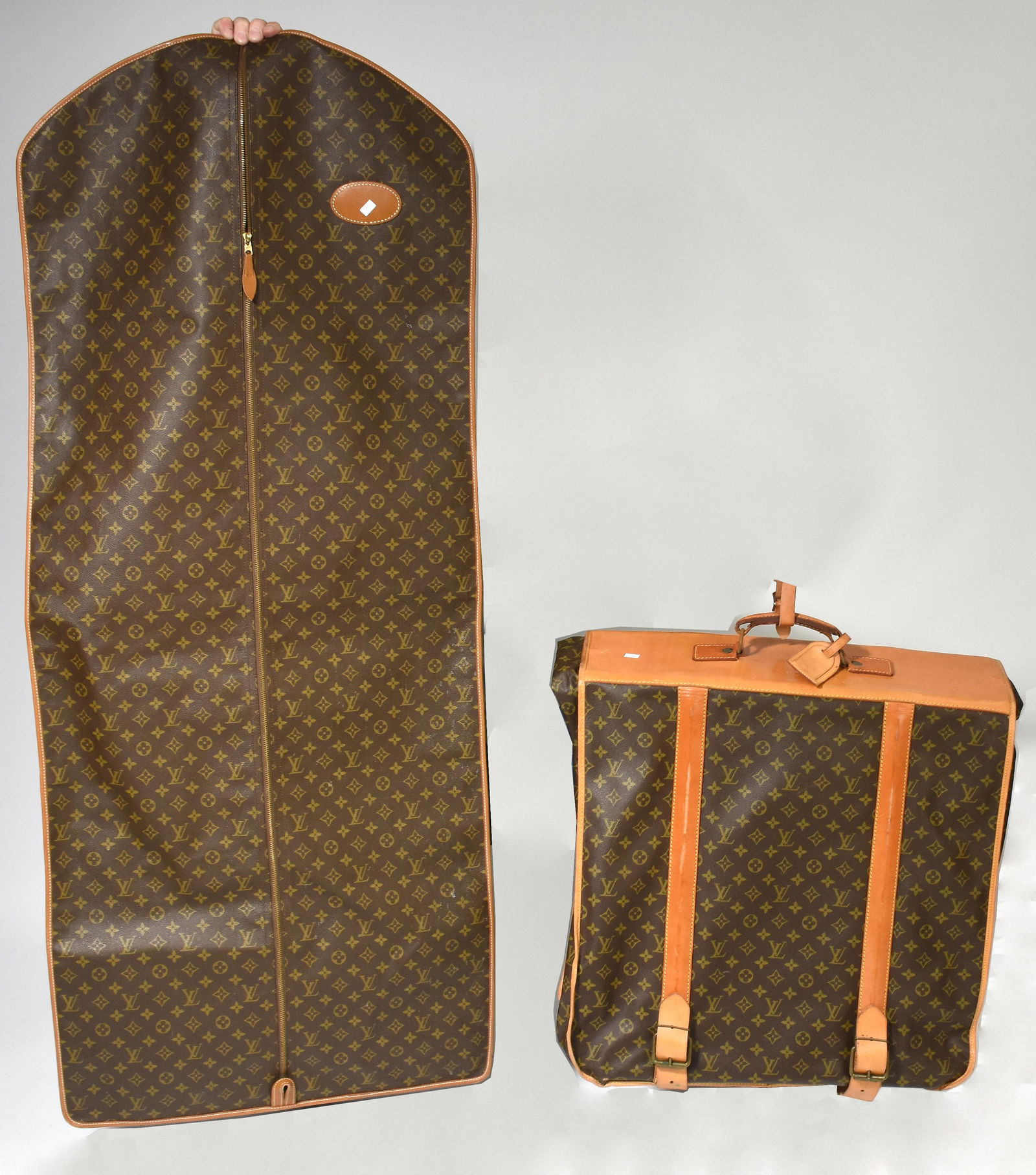 Two Louis Vuitton soft sided garment bags May 09, 2020 William