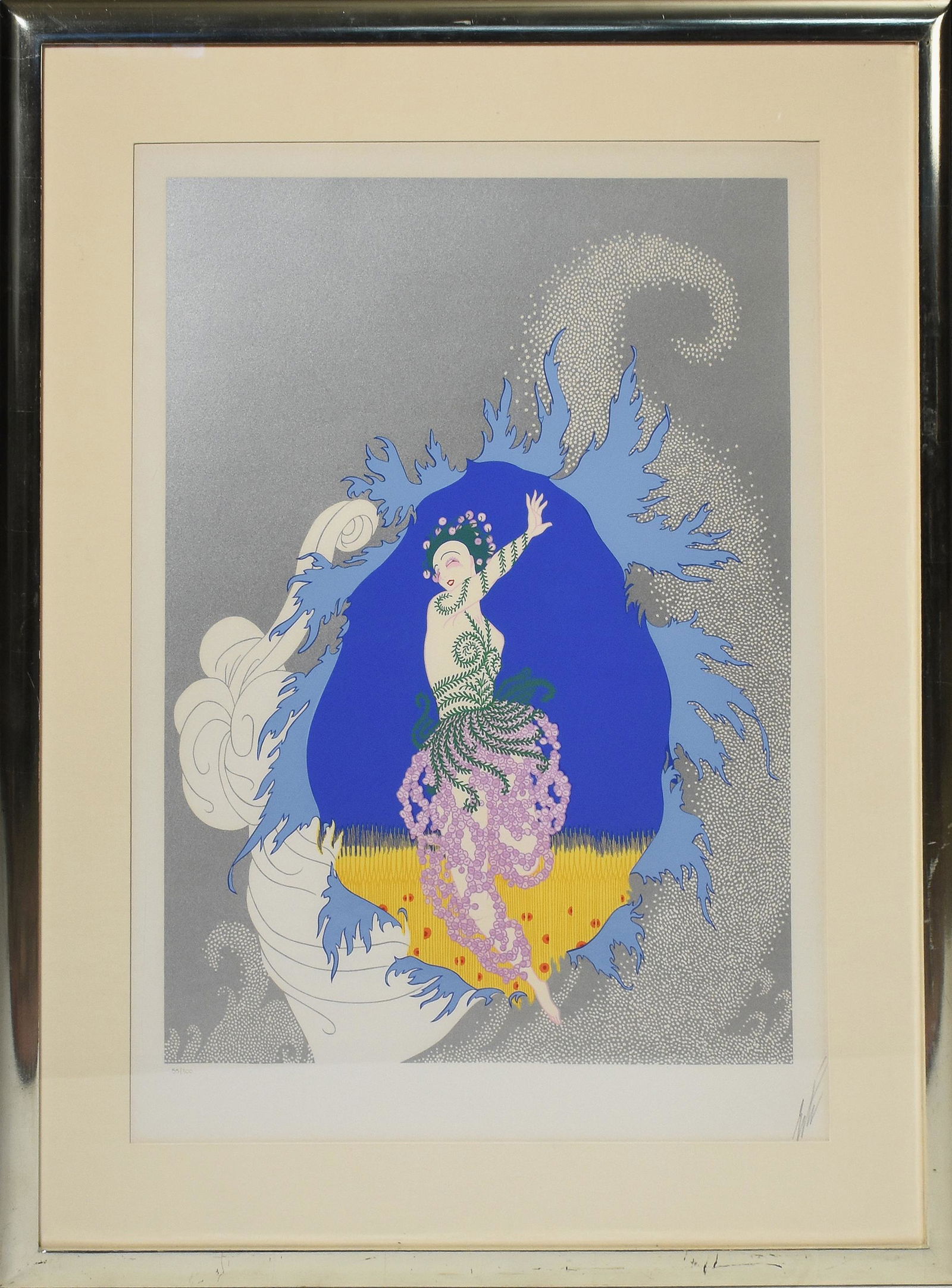 Pencil signed Erte limited edition serigraph (1 of 4)