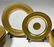 Two sets of gold rimmed porcelain plates - 2