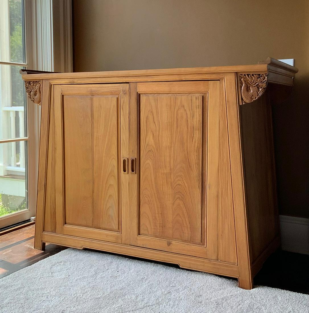Large Asian two door cabinet (1 of 1)