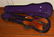Tiger maple violin with bow and case