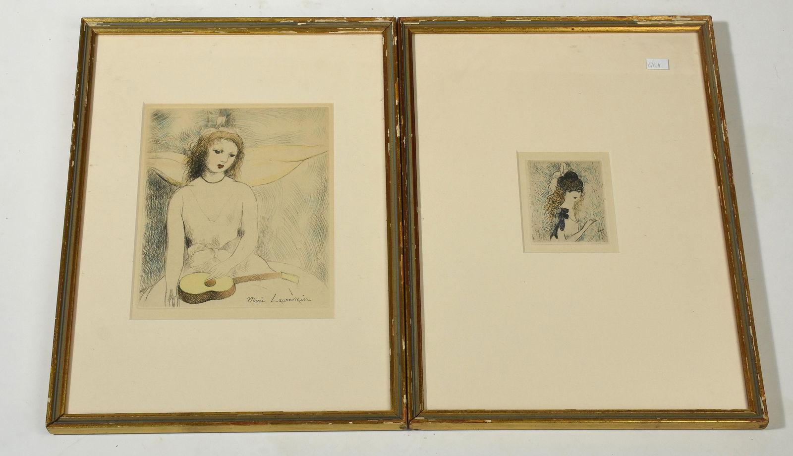 Two Marie Laurencin etchings (1 of 5)