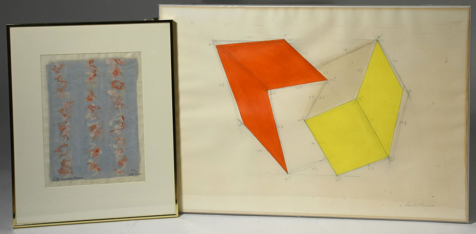 Two modern artworks by Charles Hinman & Arthur Power (1 of 9)