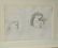 Three graphite sketches by George De Forest Brush - 5