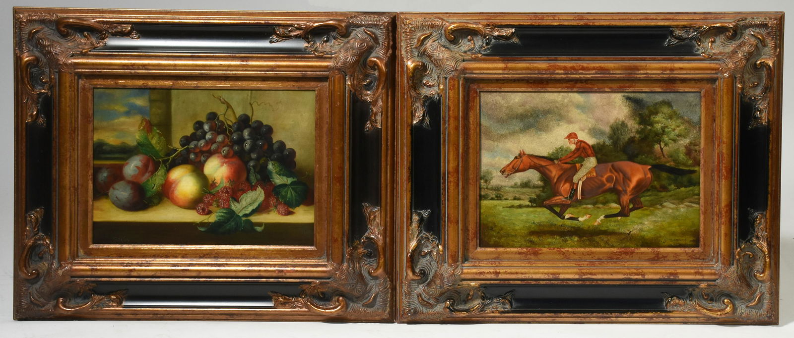 Pair of 20th C. oil paintings (1 of 6)