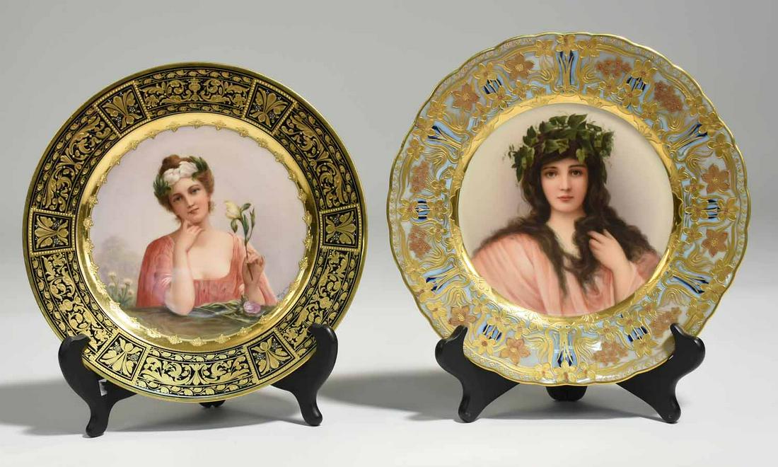 Two 19th C. Royal Vienna Cabinet Plates (1 of 7)