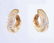 Chaumet 18K Diamond huggie earrings