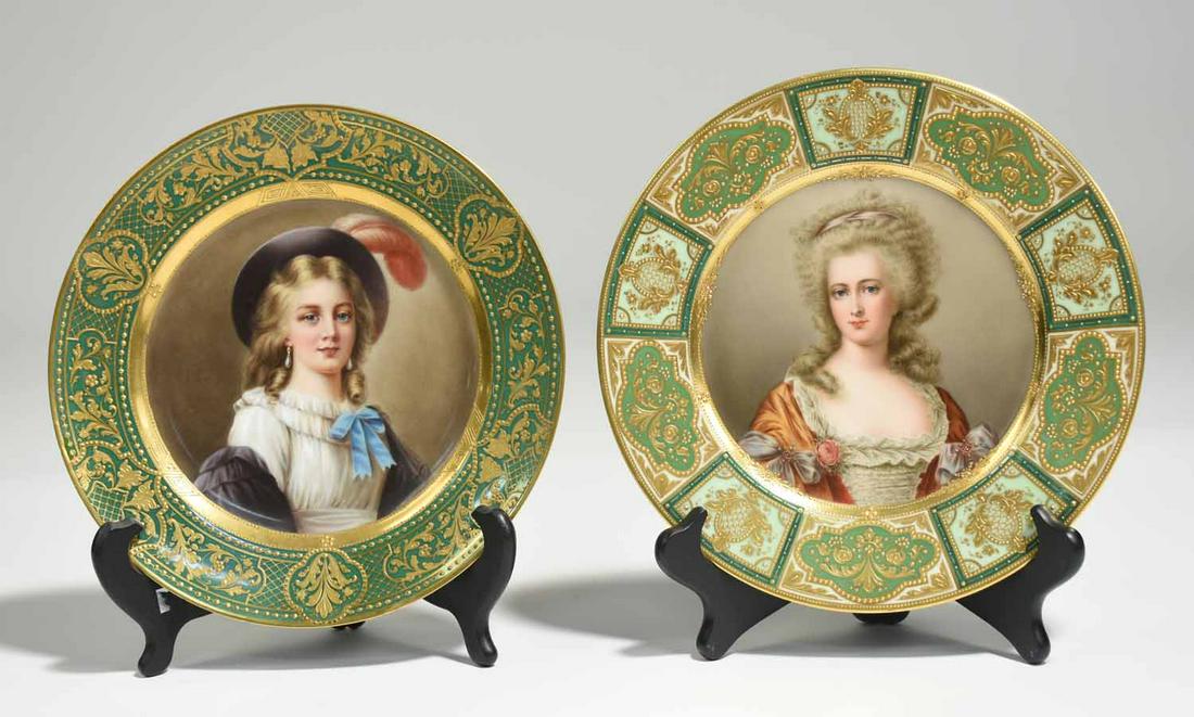 Two Dresden Cabinet Plates (1 of 7)