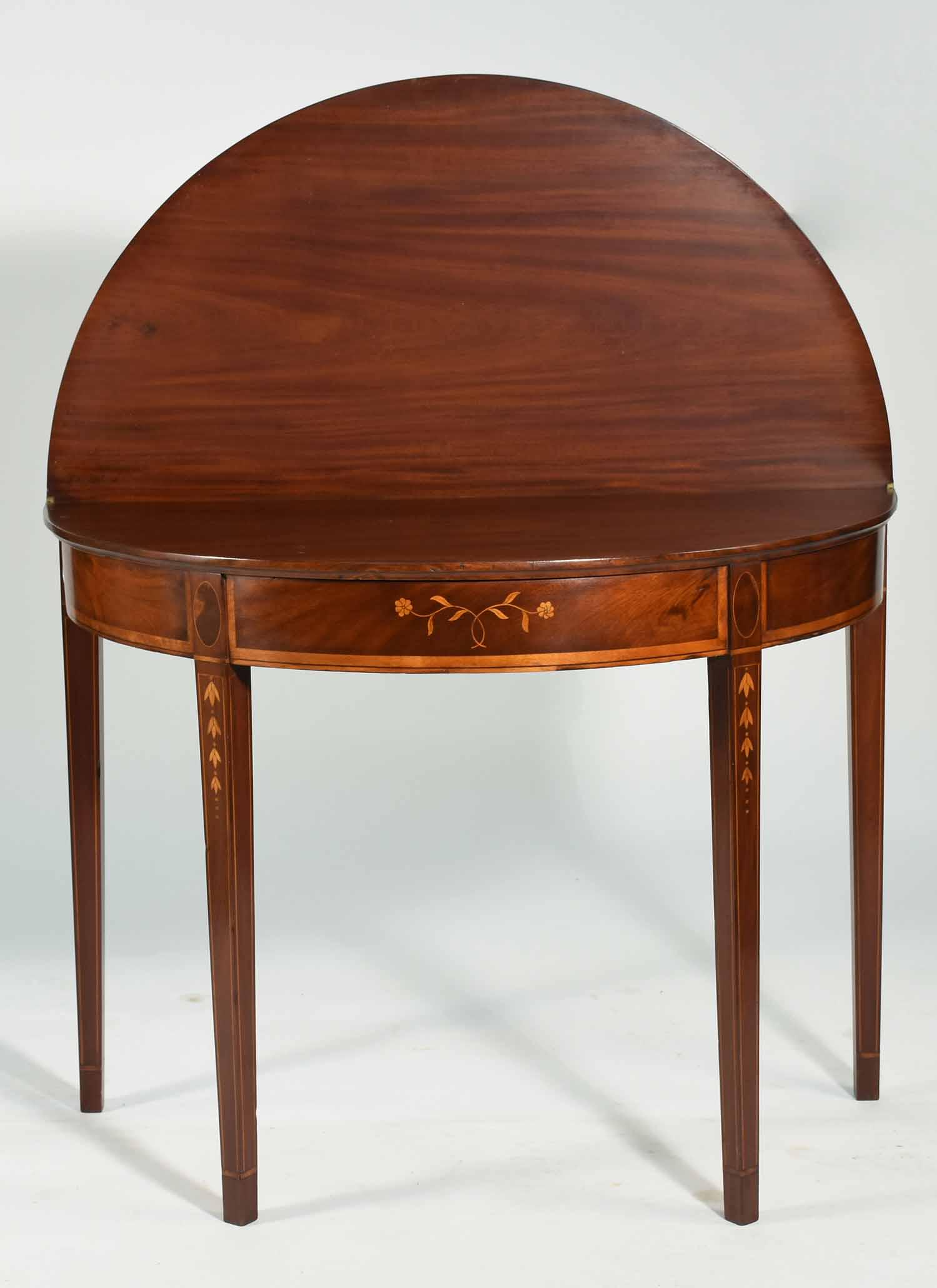 Federal Inlaid Mahogany Card Table (1 of 10)