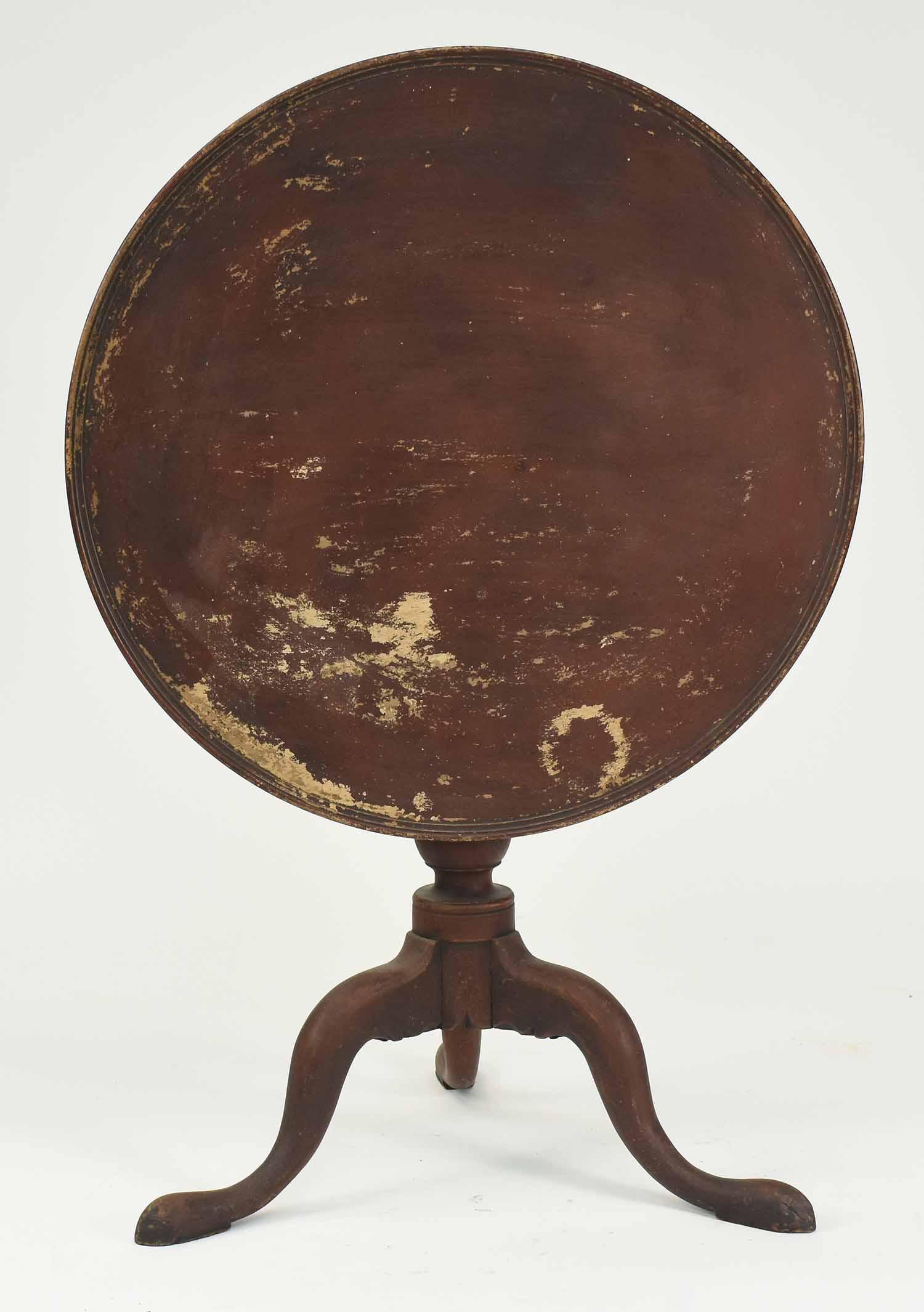 New England Queen Anne Tilt-Top Tea Table (1 of 6)