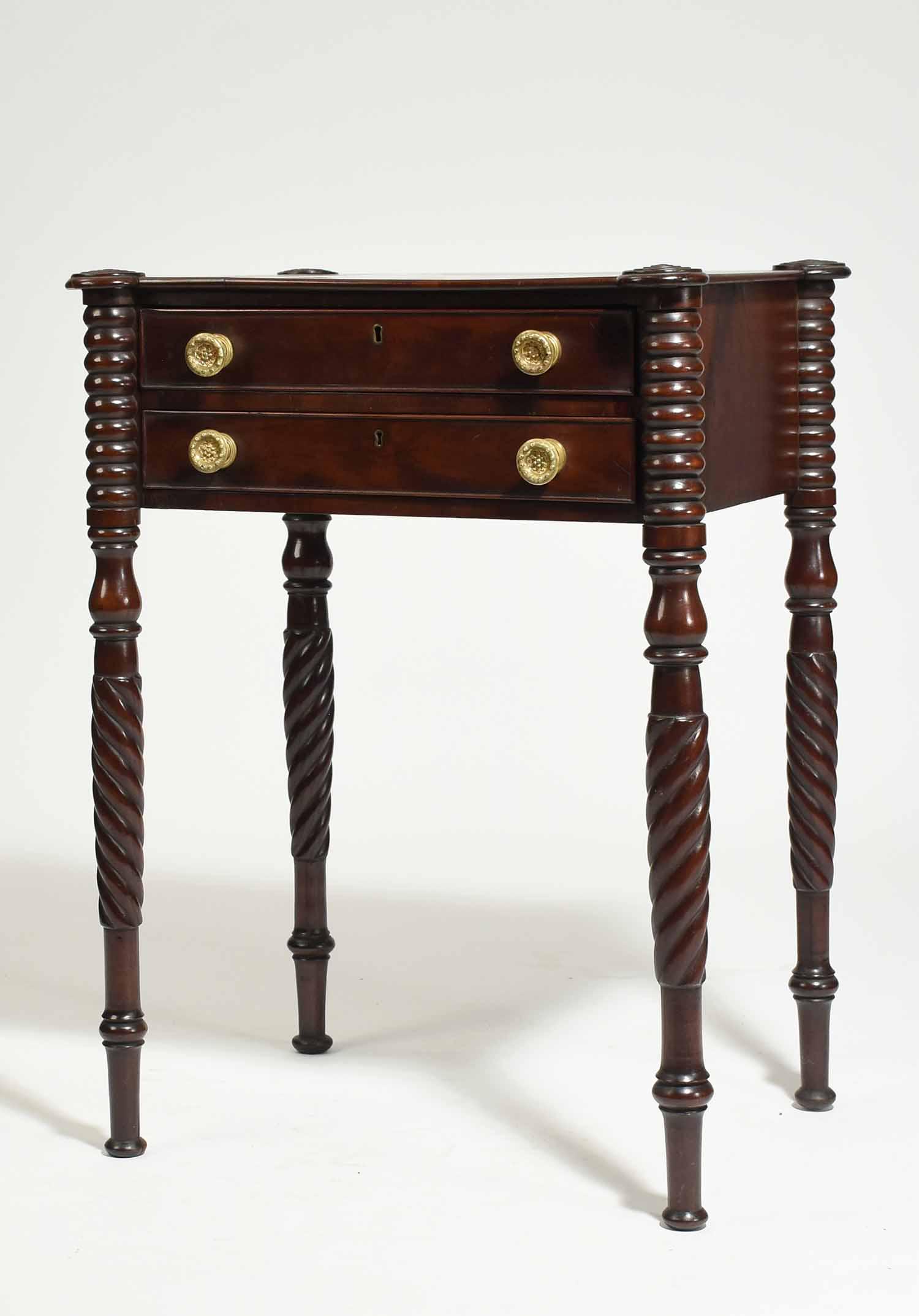 19th C. Sheraton Mahogany Stand (1 of 8)