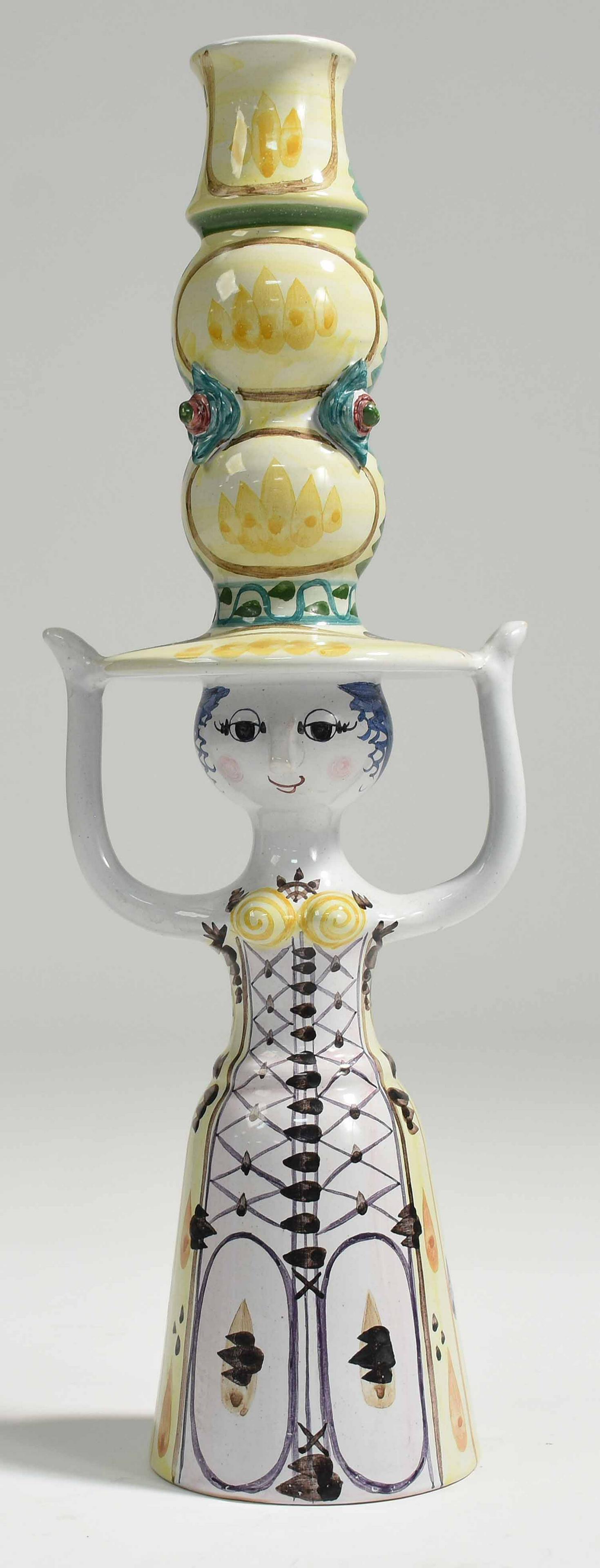 Bjørn Wiinblad Ceramic Figural Vase (1 of 6)