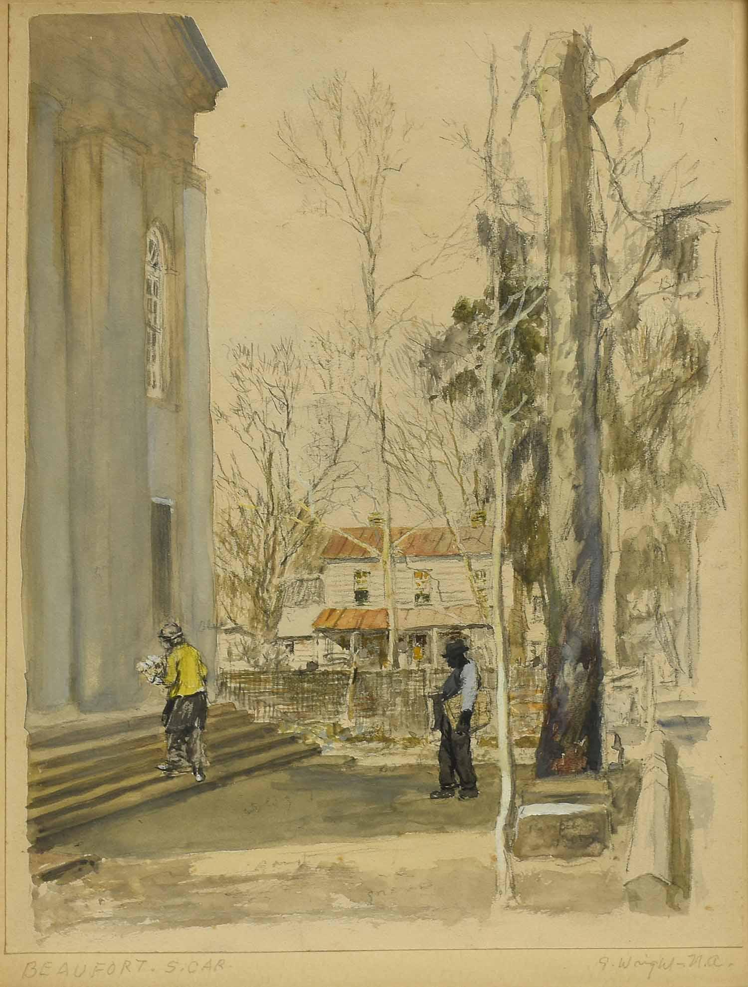 George Hand Wright Watercolor (1 of 6)