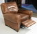 Lane Furniture Brown Leather Recliner - 3