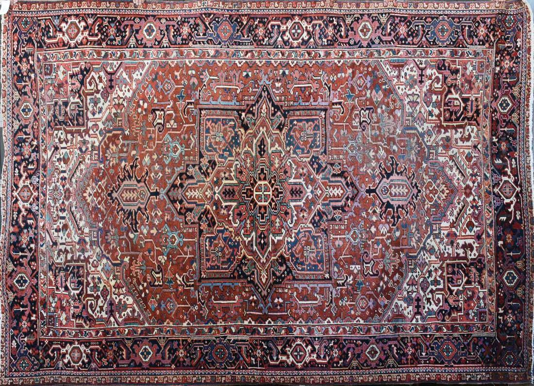 Antique Oriental Room Size Heriz Rug (1 of 4)