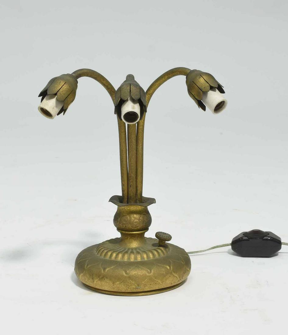 Tiffany Studios Doré Bronze Piano Lamp (1 of 4)