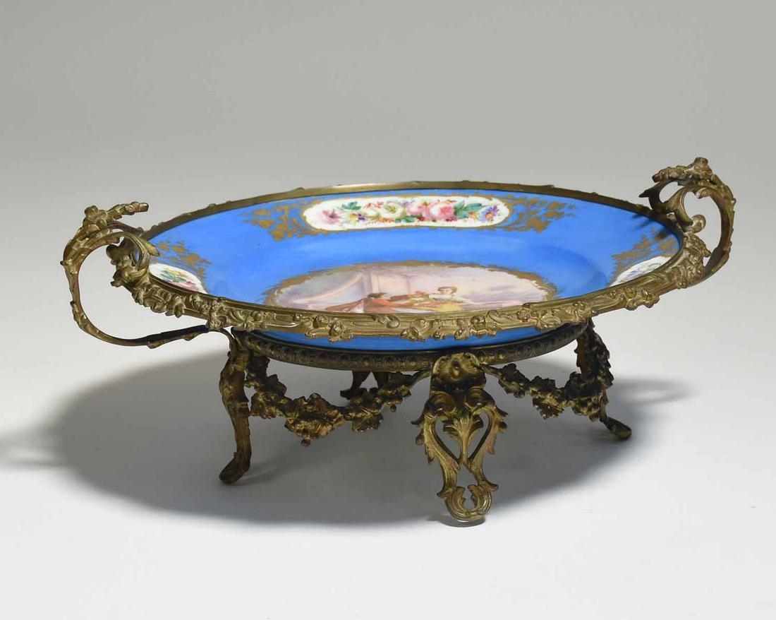 19th C. Sévres Charger with Ormlou Mounted Base (1 of 5)