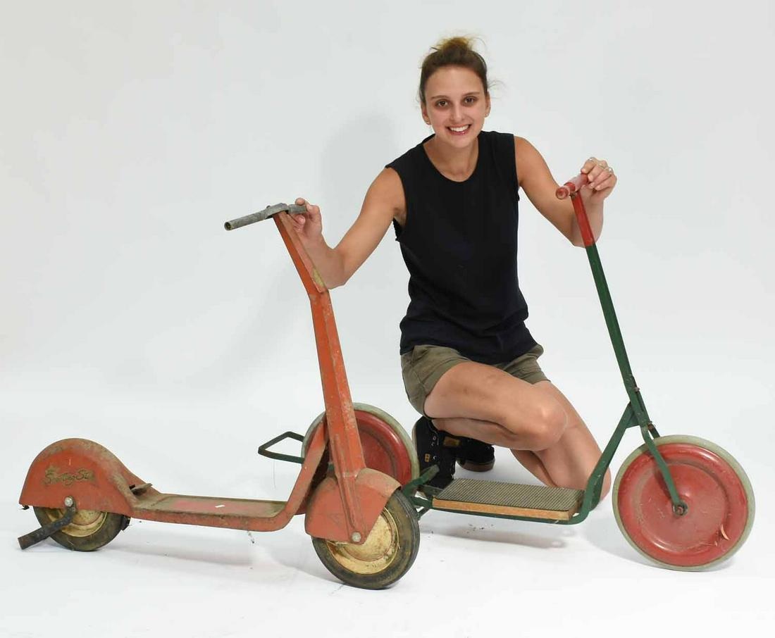 Two Vintage Scooters (1 of 6)