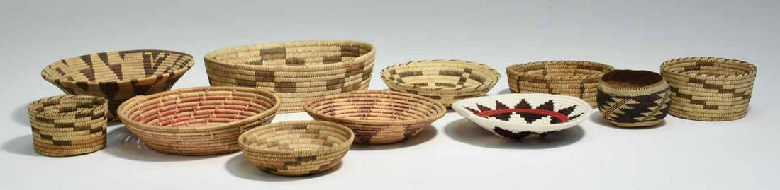 Eleven Native American Baskets (1 of 7)