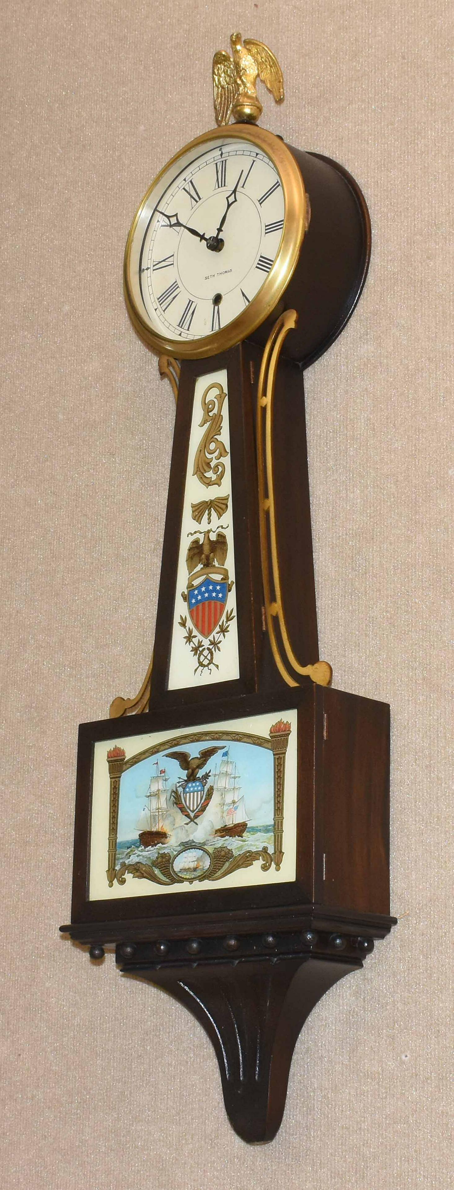 Seth Thomas banjo clock (1 of 8)