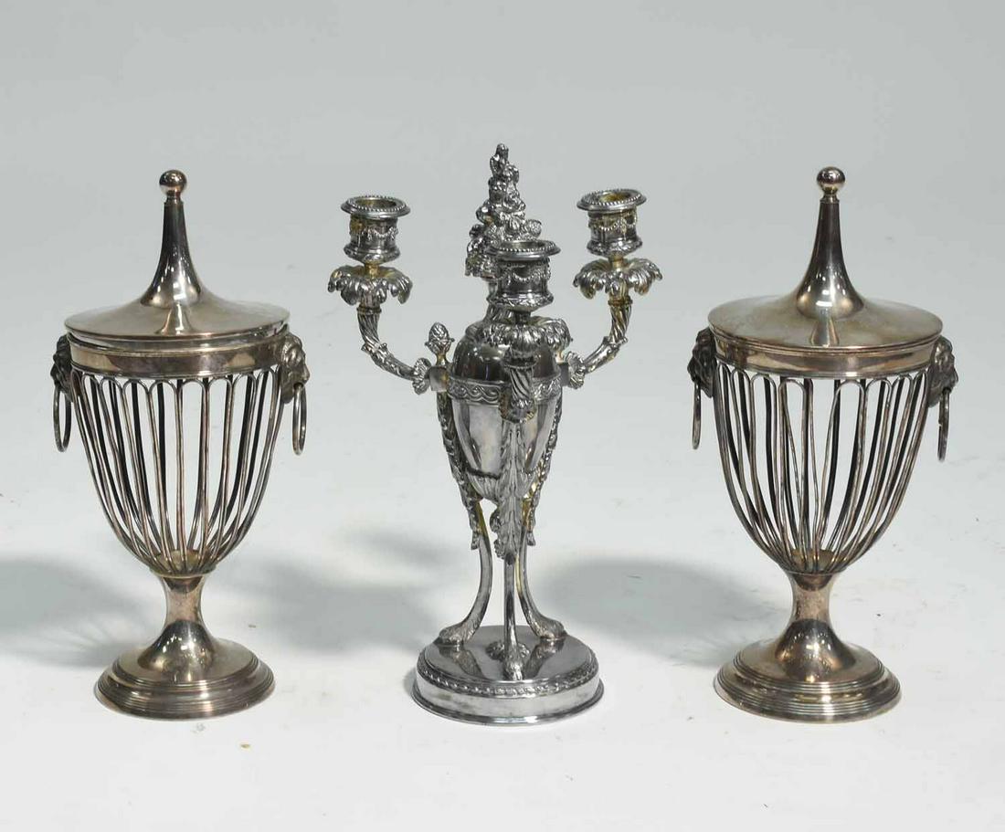 Silver Plated Garnitures (1 of 6)