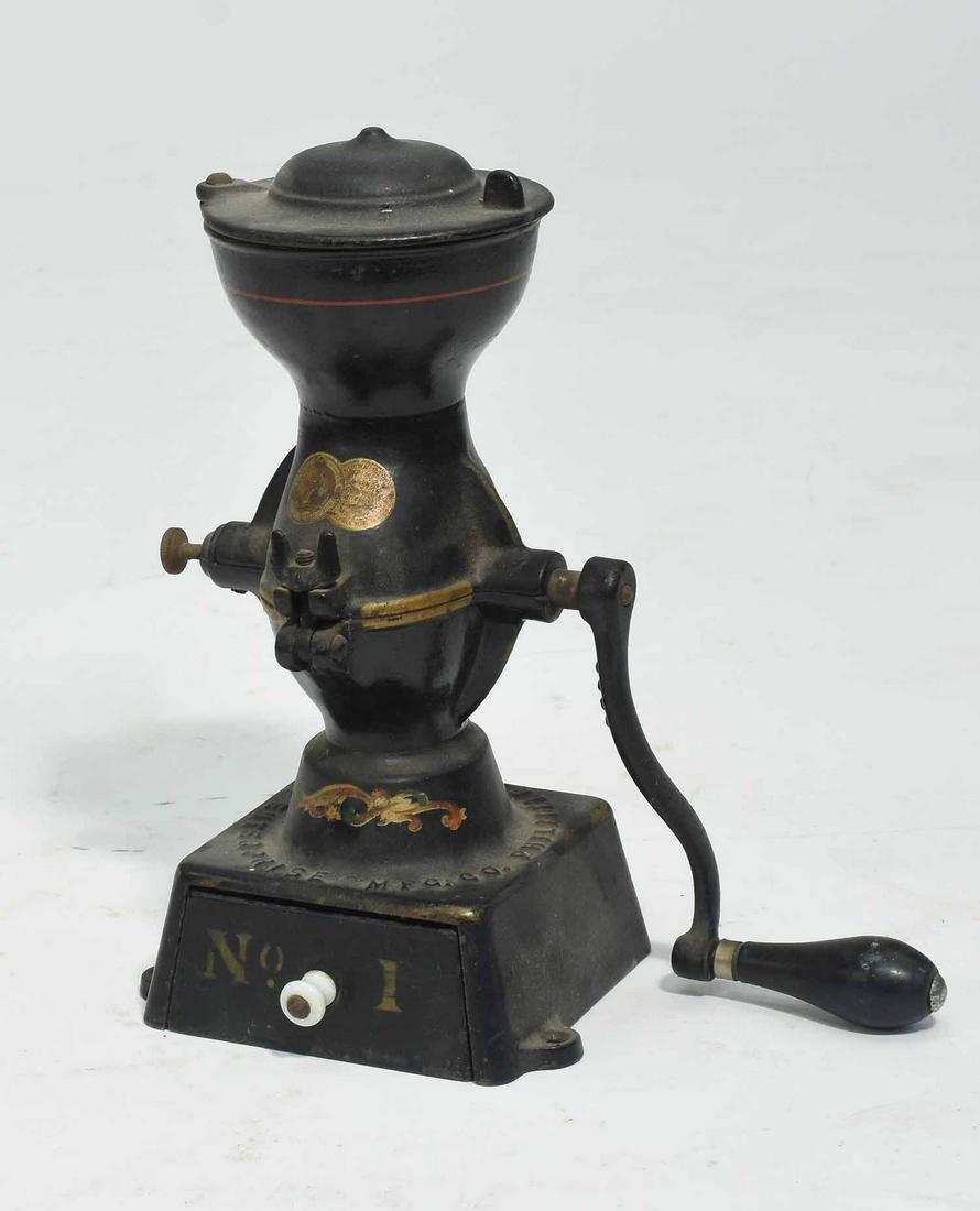 Enterprise Co. Decorated Iron Coffee Mill (1 of 7)