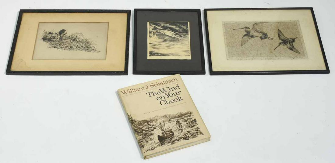 William Schaldach Etchings and Book (1 of 9)