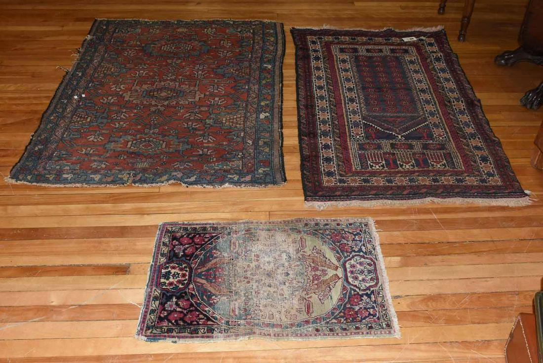 Three Oriental Scatter Rugs (1 of 2)