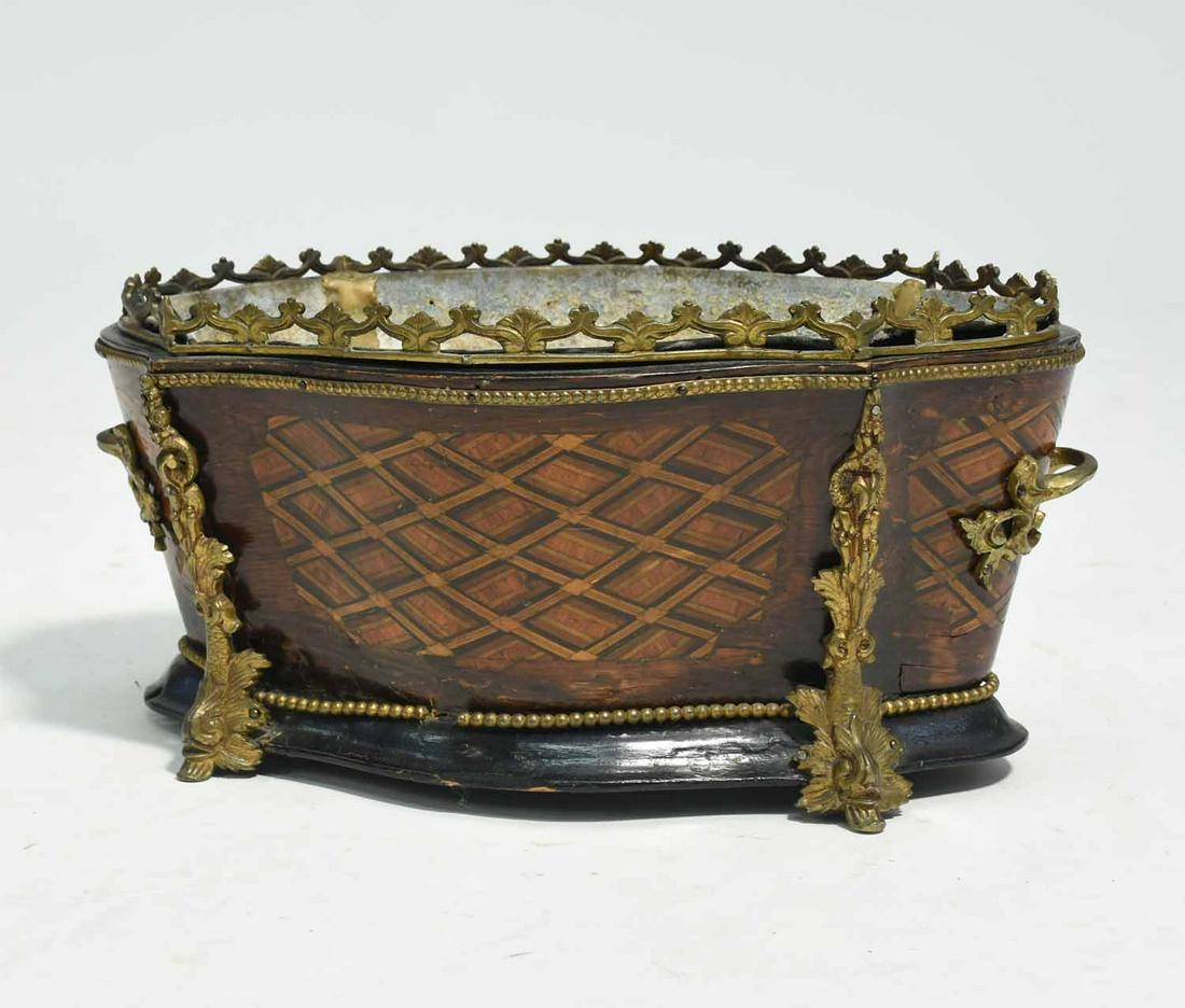 19th C. French Parquet Jardiniere (1 of 4)