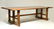 Large Arts and Crafts Oak Dining Table - 8