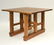 Large Arts and Crafts Oak Dining Table - 9