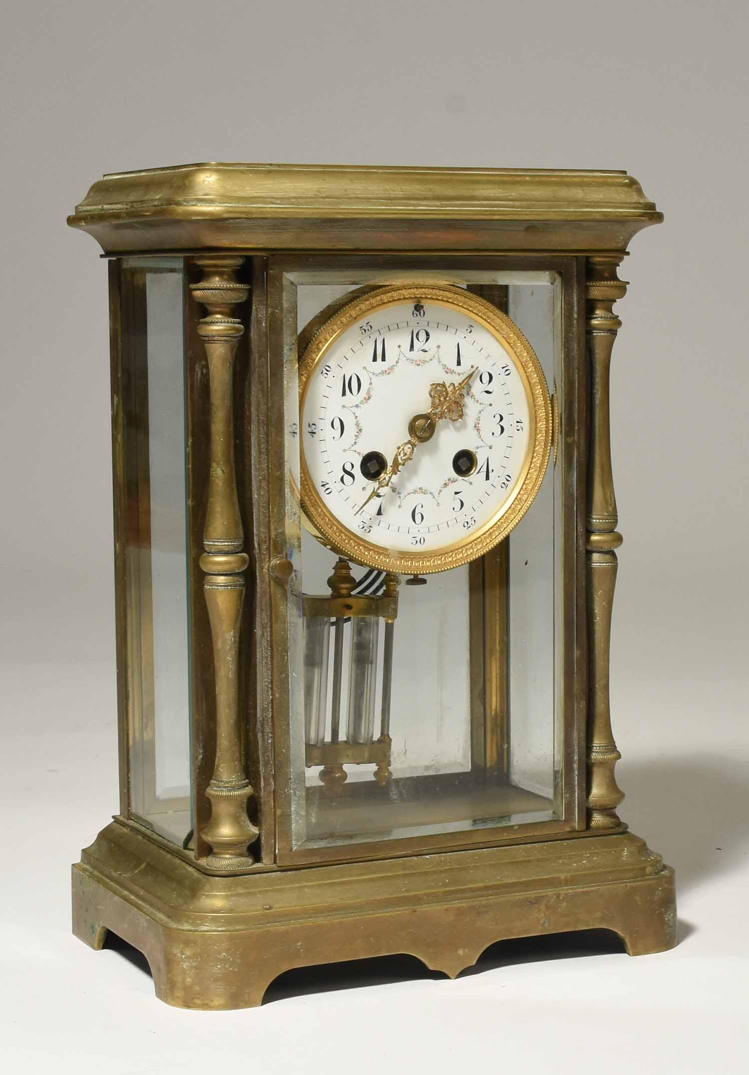 Japy Freres Brass Mantle Clock (1 of 5)