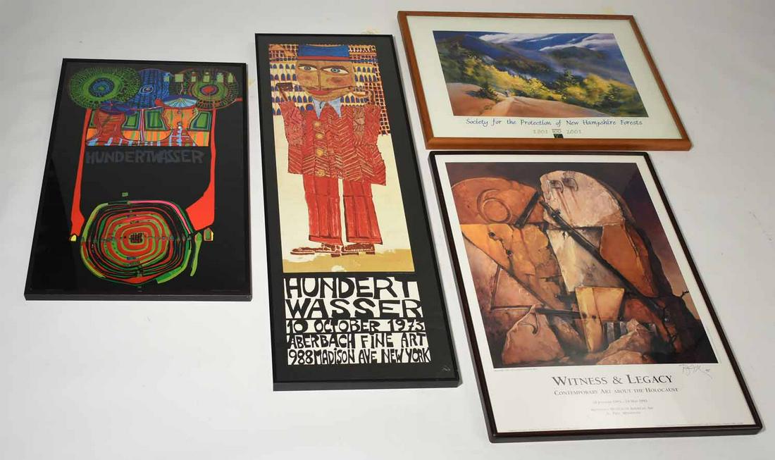 Four Art Exhibition Posters (1 of 8)