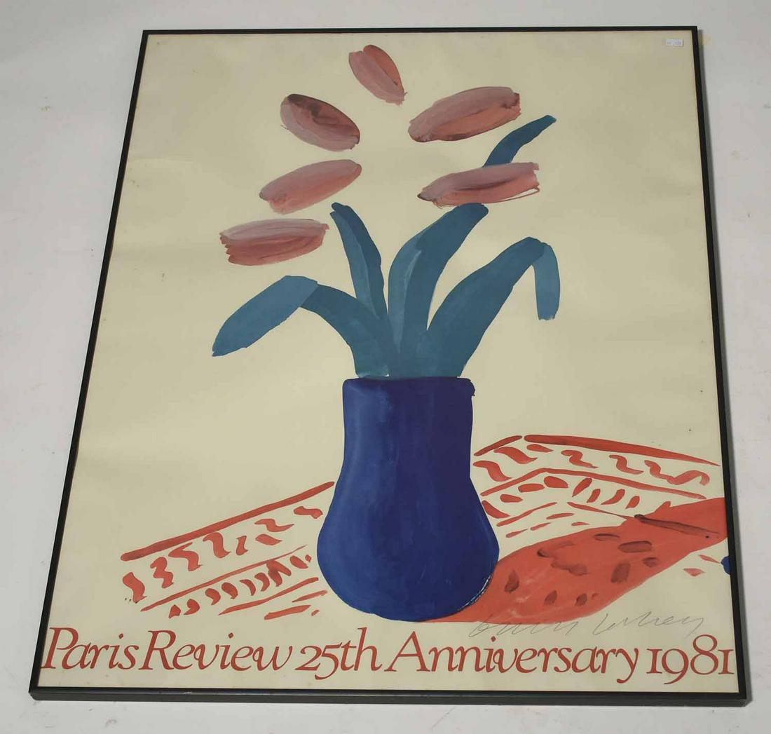 Signed David Hockney Poster (1 of 6)