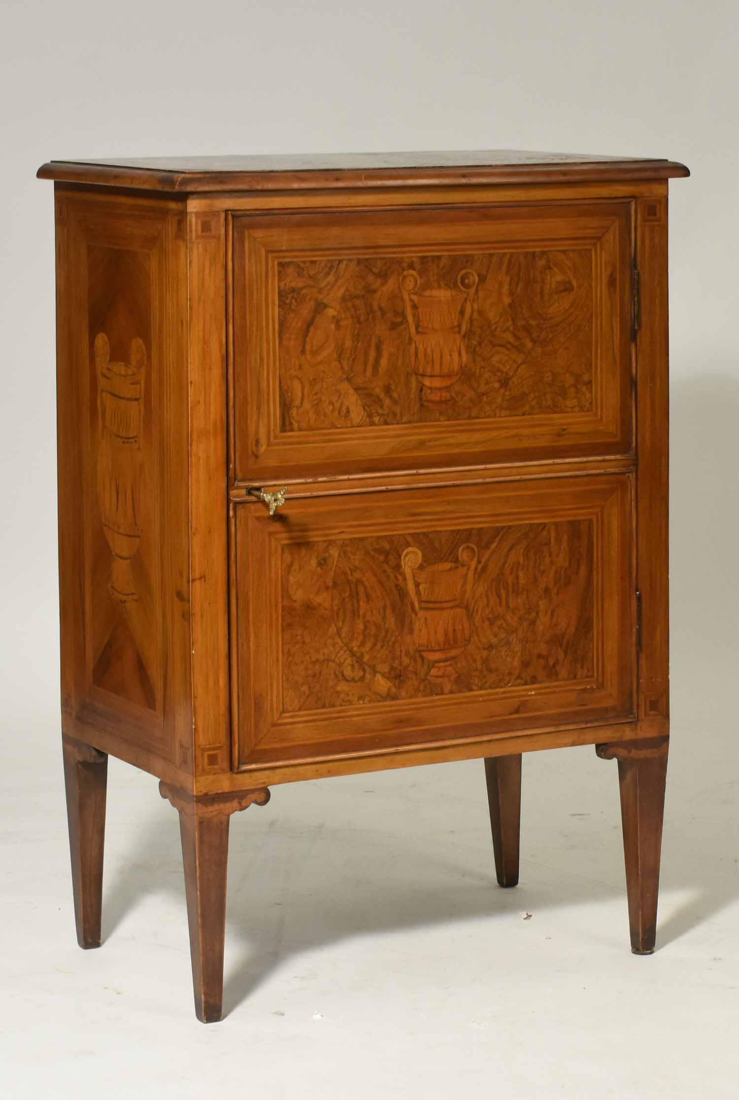 Marquetry Inlaid Italian Cabinet (1 of 6)