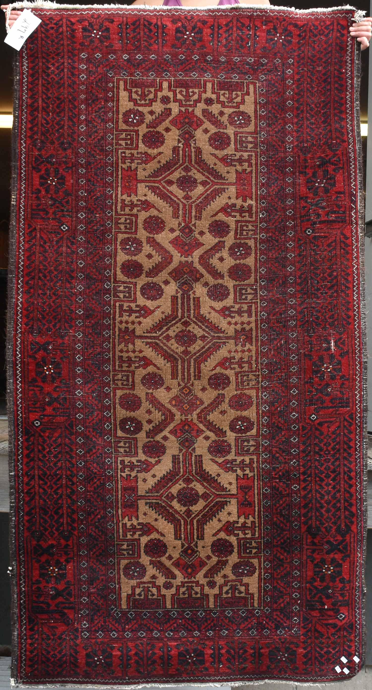 Beluch Oriental Scatter Rug (1 of 2)