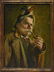 Two 19th C. German Oil Portraits - 2