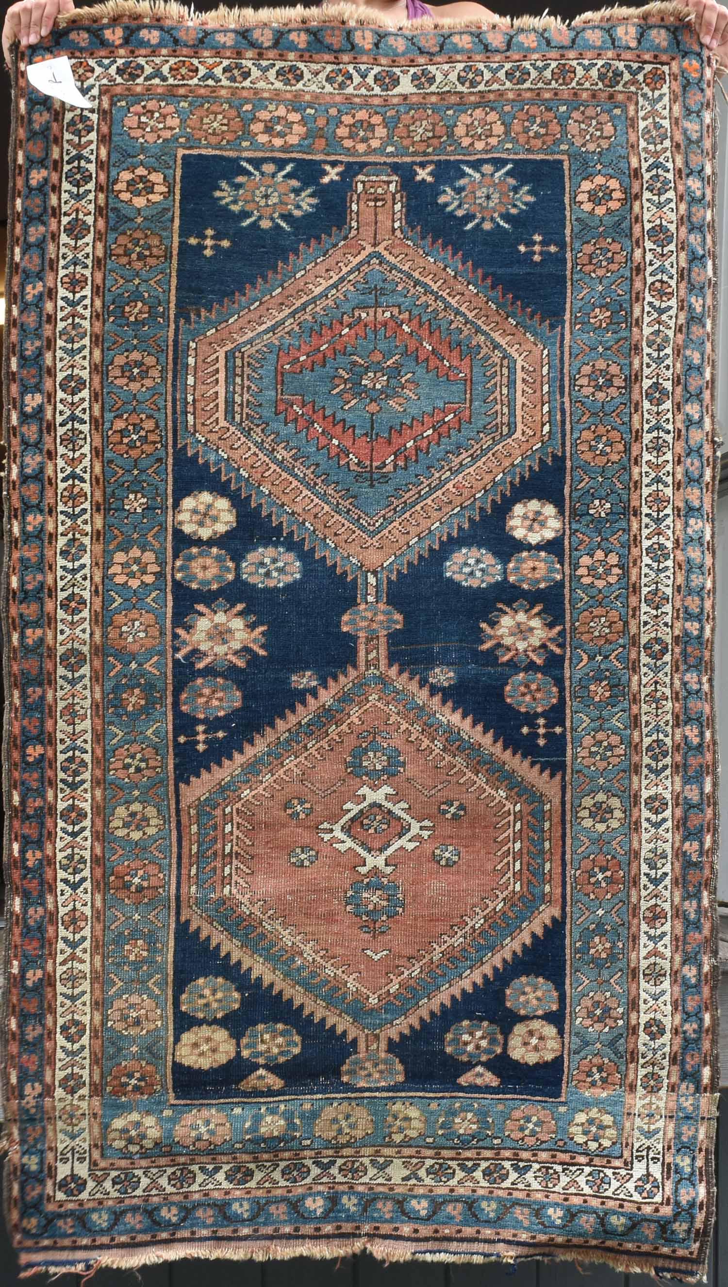 Antique Oriental Scatter Rug (1 of 2)