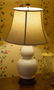 Lamp Table with Pair of Lamps - 4
