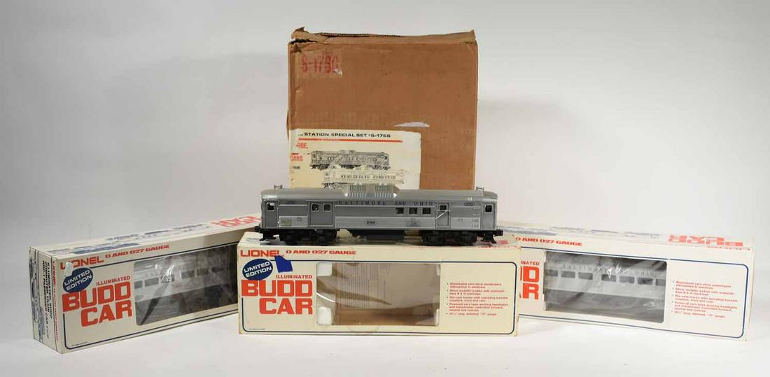 Lionel 1766 Service Station Special: Lionel 1766 Service Station Special, 1977 B & O Budd Cars