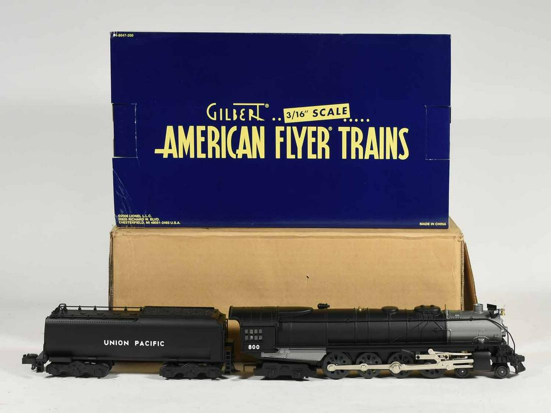 American Flyer Union Pacific Northern steam: American Flyer 48047 Union Pacific 4-8-4 Northern steam locomotive/tender, original box
