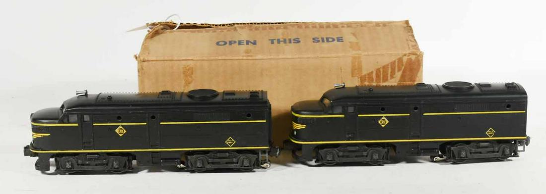 Lionel 2032 Erie Alco AA Twin Diesel Locomotives: Lionel 2032 Erie Alco AA Twin Diesel Locomotives, original boxes