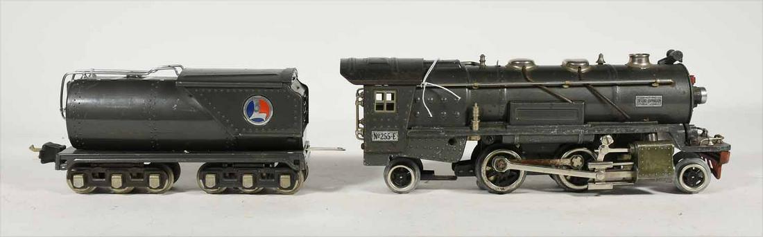 Lionel 255E 2263W, locomotive tender, gun metal: Lionel 255E 2263W, locomotive tender, gun metal
