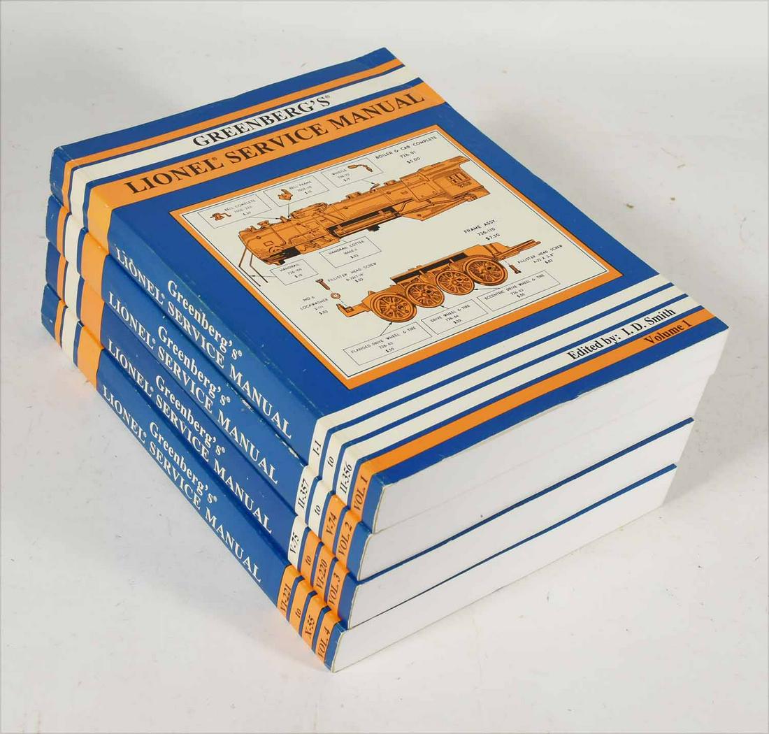 Greenberg's Lionel Service Manual Volumes 1-4: Greenberg's Lionel Service Manual Volumes 1-4