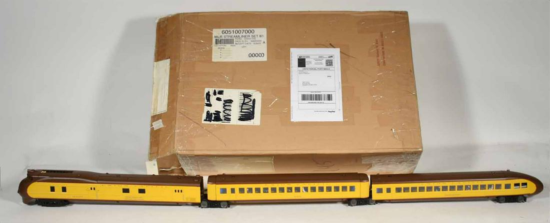 Lionel Century Club Union Pacific Passenger Set: Lionel Century Club 51007 Union Pacific M-10000 Passenger Set, original packaging