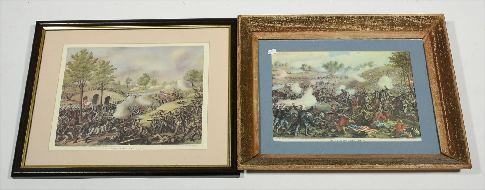 Two reproduction Civil War prints: Two reproduction Civil War prints, both approx. 9” X 13” 