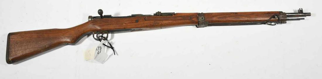 Japanese Ariska bolt action rifle : Japanese Ariska bolt action rifle with tripod, serial # 42199, barrel length 23 3/8"